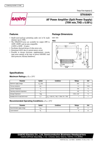  Datasheet Preview Page 1