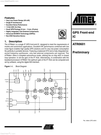 Datasheet Preview Page 1