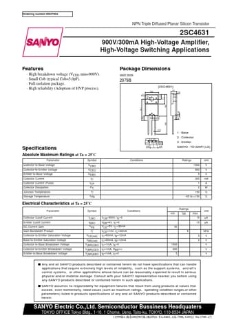 Datasheet Preview Page 1