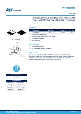  Datasheet Preview Page 1