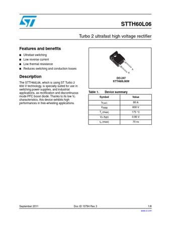  Datasheet Preview Page 1