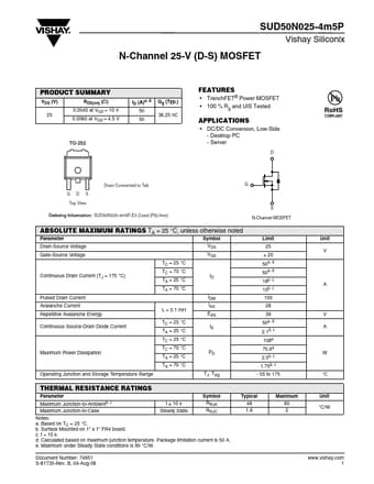  Datasheet Preview Page 1