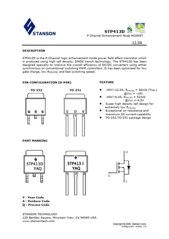  Datasheet Preview Page 1