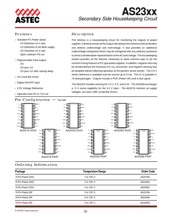  Datasheet Preview Page 1