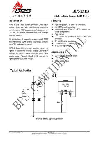 Datasheet Preview Page 1