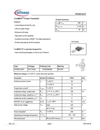  Datasheet Preview Page 1