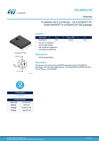  Datasheet Preview Page 1
