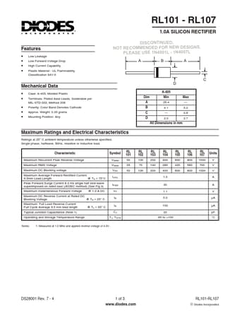  Datasheet Preview Page 1