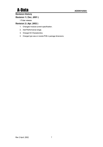  Datasheet Preview Page 1