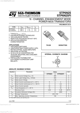  Datasheet Preview Page 1