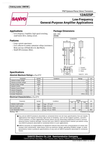  Datasheet Preview Page 1