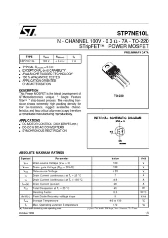  Datasheet Preview Page 1