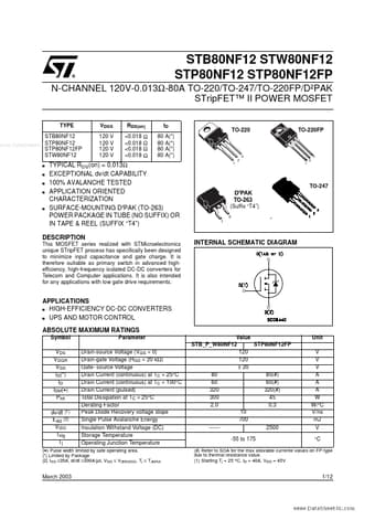  Datasheet Preview Page 1