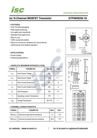  Datasheet Preview Page 1