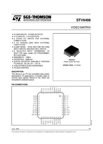  Datasheet Preview Page 1
