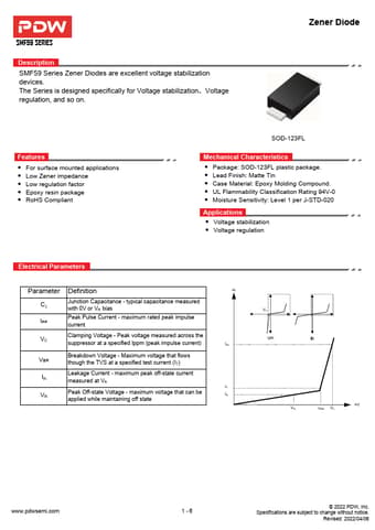  Datasheet Preview Page 1