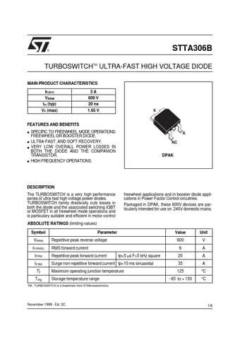  Datasheet Preview Page 1