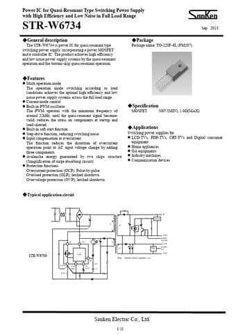  Datasheet Preview Page 1