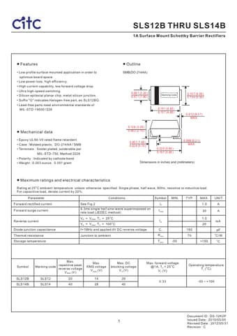  Datasheet Preview Page 1