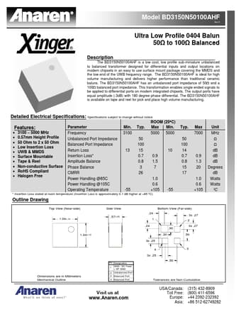  Datasheet Preview Page 1