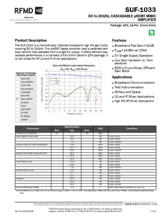  Datasheet Preview Page 1
