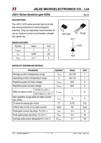  Datasheet Preview Page 1
