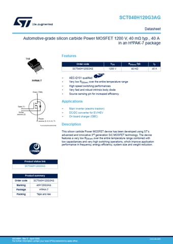  Datasheet Preview Page 1