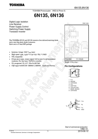  Datasheet Preview Page 1