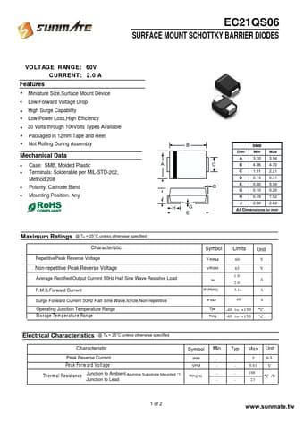  Datasheet Preview Page 1