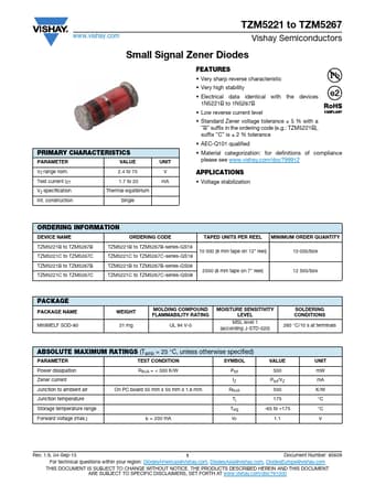  Datasheet Preview Page 1