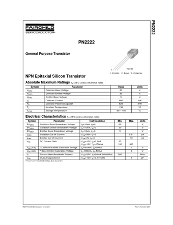  Datasheet Preview Page 1