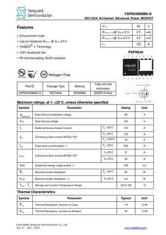  Datasheet Preview Page 1