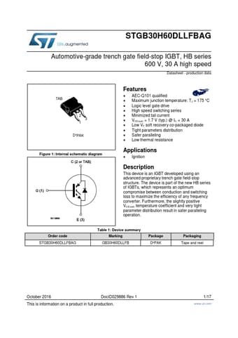  Datasheet Preview Page 1