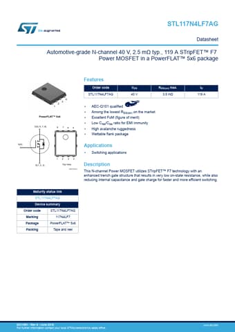  Datasheet Preview Page 1