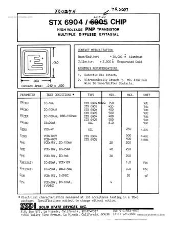  Datasheet Preview Page 1