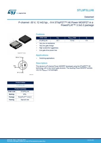  Datasheet Preview Page 1