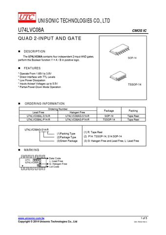  Datasheet Preview Page 1