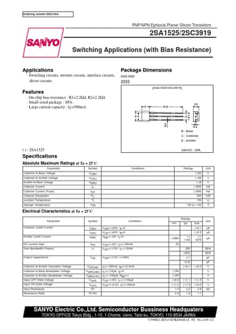 Datasheet Preview Page 1