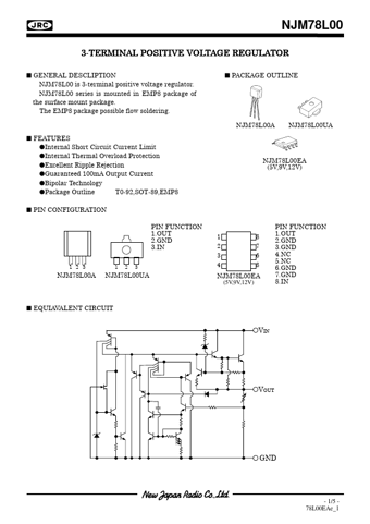  Datasheet Preview Page 1