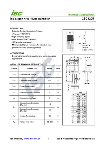  Datasheet Preview Page 1