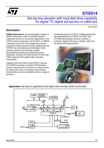  Datasheet Preview Page 1