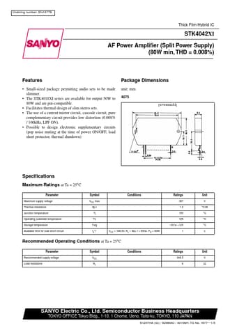  Datasheet Preview Page 1