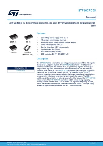  Datasheet Preview Page 1