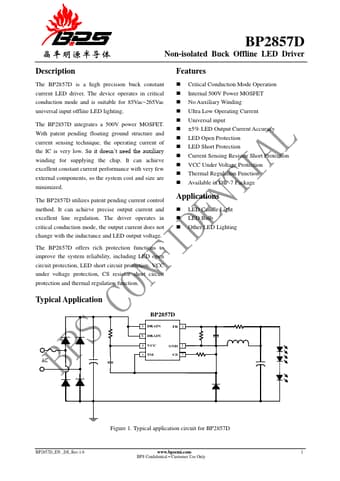  Datasheet Preview Page 1