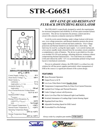  Datasheet Preview Page 1