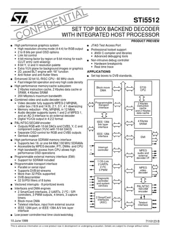  Datasheet Preview Page 1