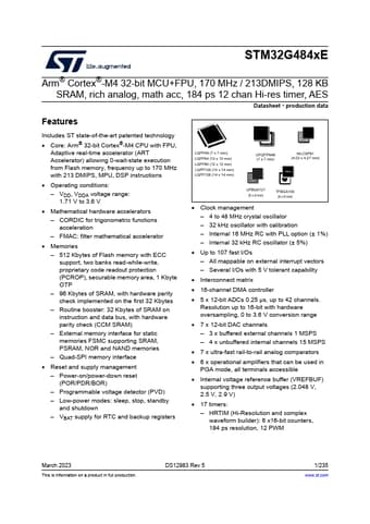  Datasheet Preview Page 1