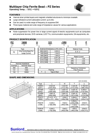  Datasheet Preview Page 1