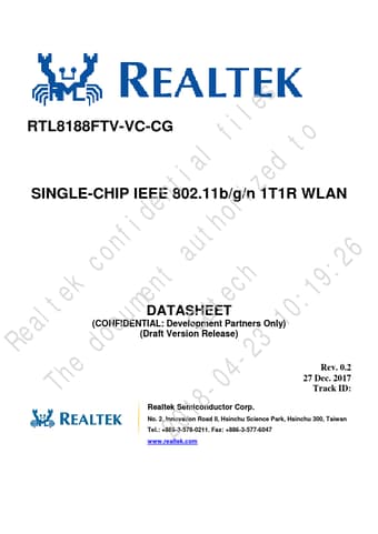 Datasheet Preview Page 1