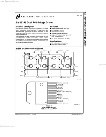  Datasheet Preview Page 1